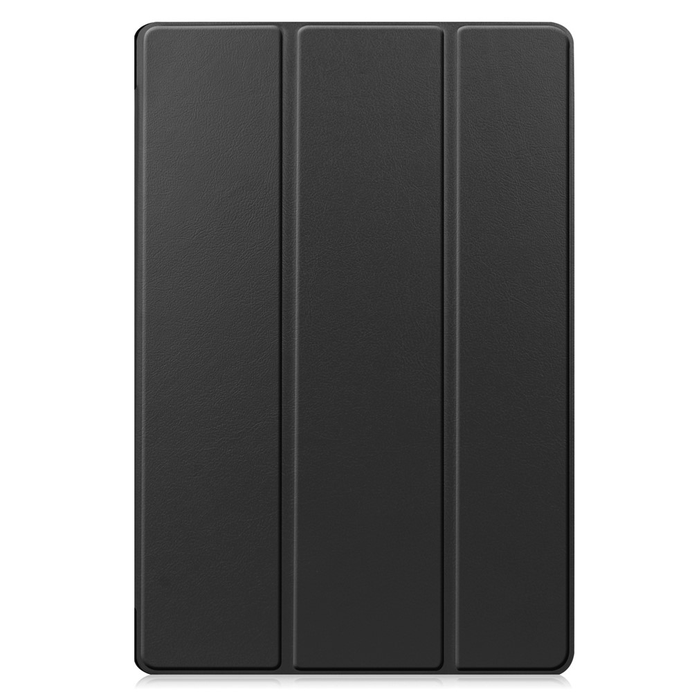 Trois Volets Cuir Stand Cas À Puce Pour Samsung Galaxy Tab S7, Plus 12,4 Pouces - Noir-9