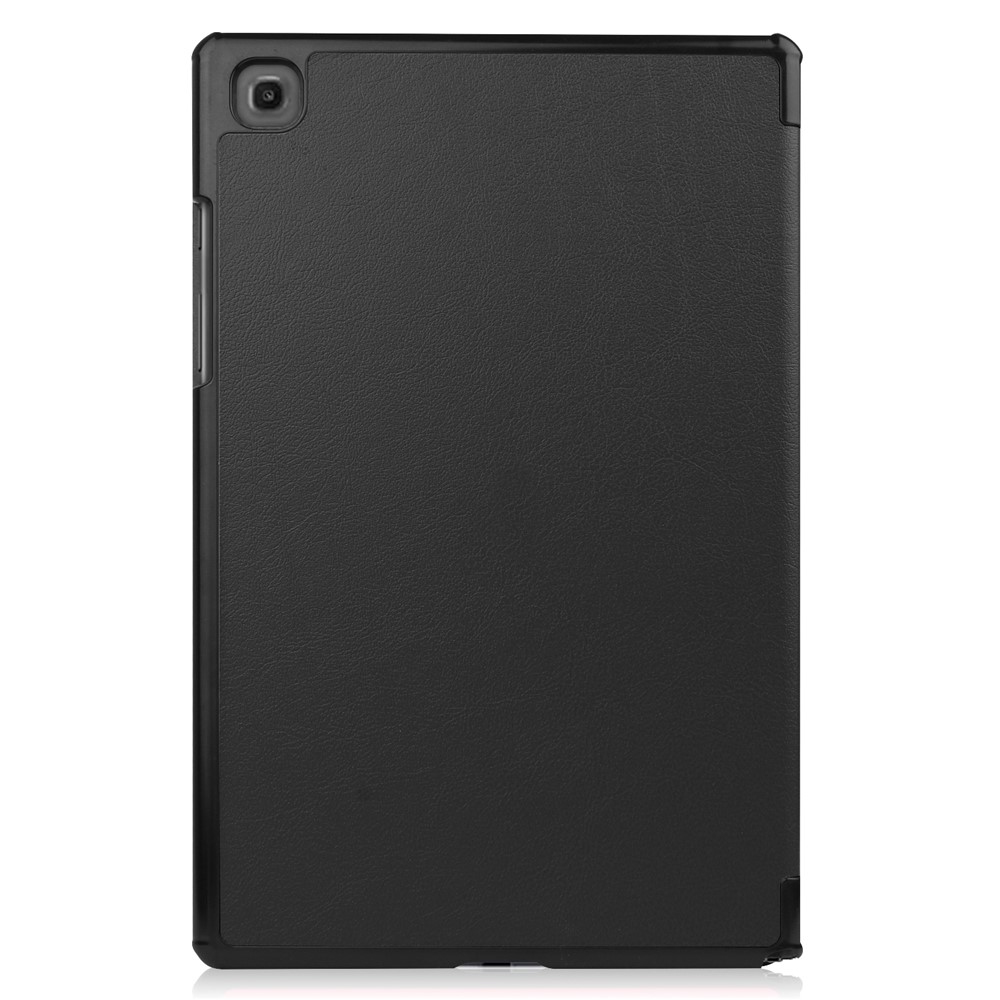 Casse de Support en Cuir à Trois Volets Wake / Sleep Smart Cover Pour Samsung Galaxy Tab A7 (2020) T500 - le Noir