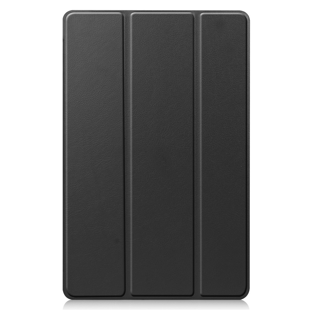 Tri-fold Leder Stand Hülle Wake/Sleep Smart Cover Für Samsung Galaxy Tab A7 (2020) T500 - Schwarz-9