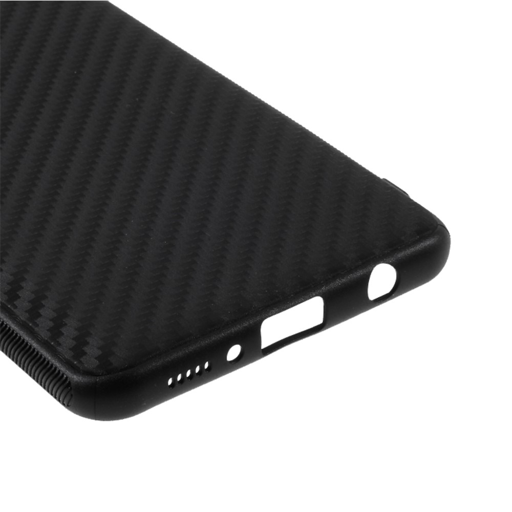 Carbon Fiber Skin TPU Cell Phone Cover for Samsung Galaxy A21s-6