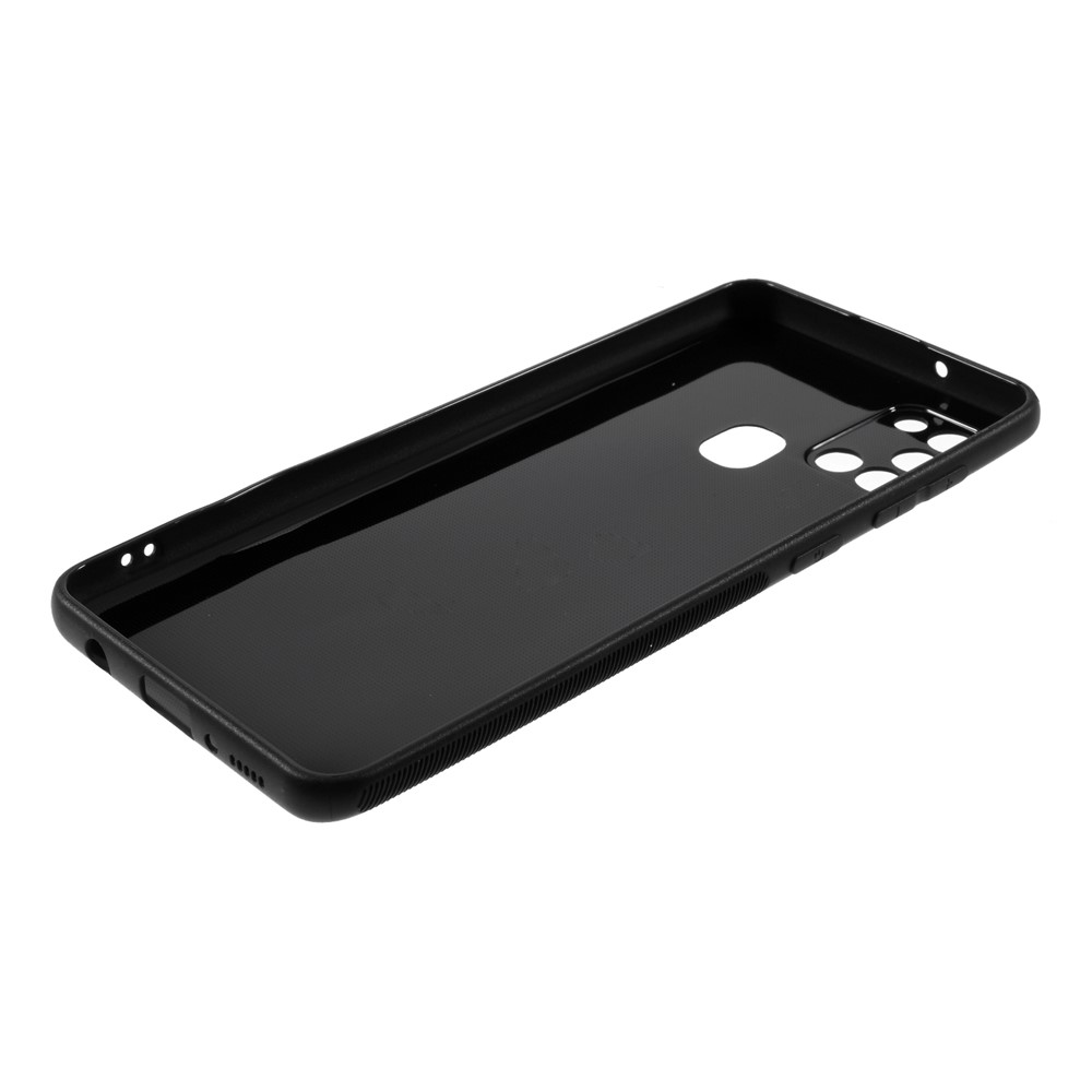 Carbon Fiber Skin TPU Cell Phone Cover for Samsung Galaxy A21s-7