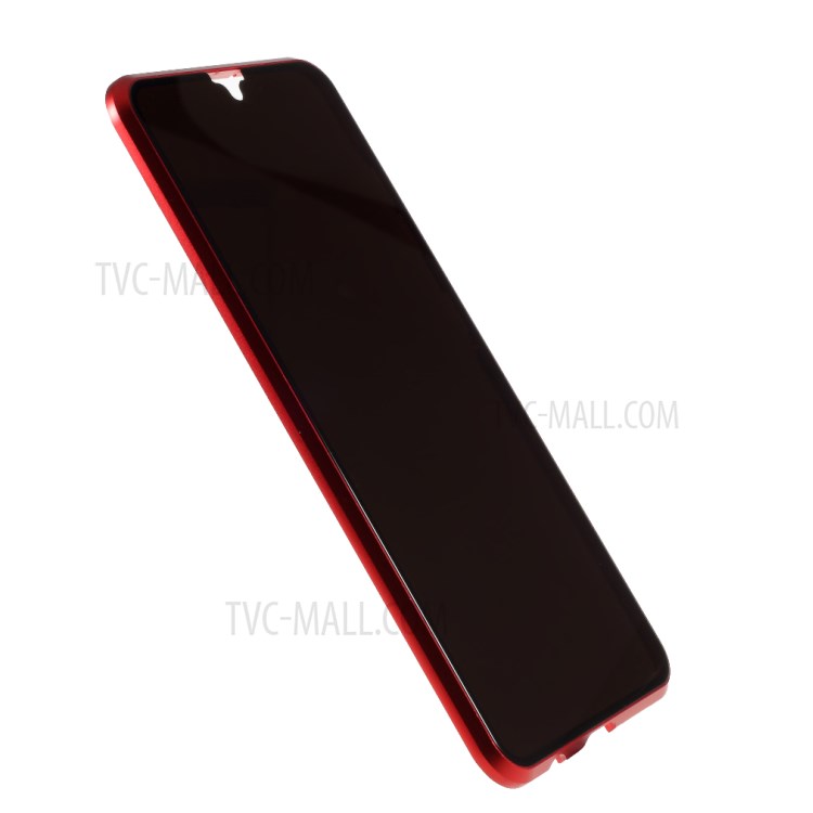 Anti-peep Metal Frame + Tempered Glass All-around Protection Cover for Samsung Galaxy A41 (Global Version) - Red-4