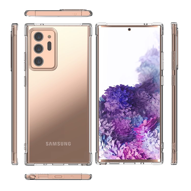 LEEU DESIGN Air Cushion Shockproof TPU Case with Voice Conversion Jack for Samsung Galaxy Note20 Ultra/Note20 Ultra 5G-10