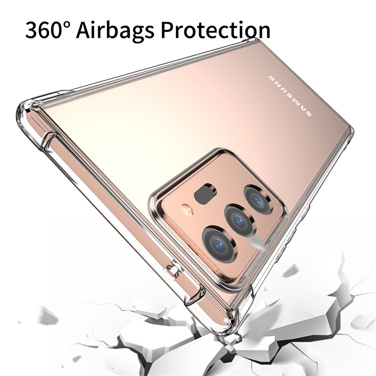 LEEU DESIGN Air Cushion Shockproof TPU Case with Voice Conversion Jack for Samsung Galaxy Note20 Ultra/Note20 Ultra 5G-7