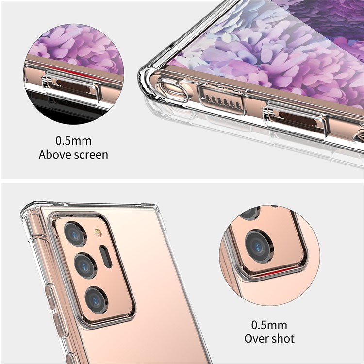 LEEU DESIGN Air Cushion Shockproof TPU Case with Voice Conversion Jack for Samsung Galaxy Note20 Ultra/Note20 Ultra 5G-9
