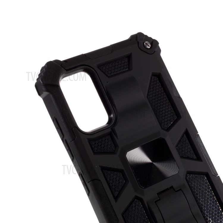 Shell TPU de PC de Armadura Para Samsung Galaxy A41 (versión Global) - Negro-3