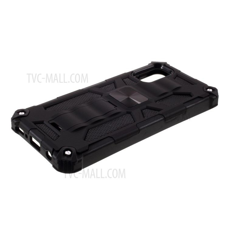 Shell TPU de PC de Armadura Para Samsung Galaxy A41 (versión Global) - Negro-4