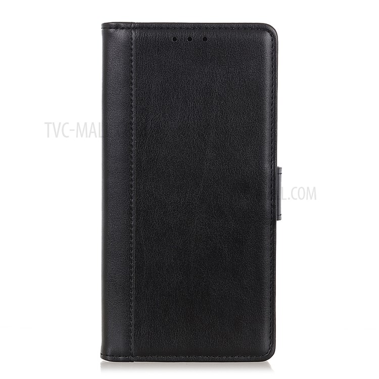 Leather Stand Cell Phone Case with Card Slots for Samsung Galaxy A21s - Black-2