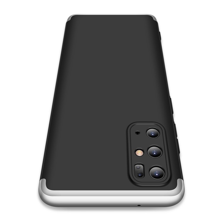 GKK Detachable 3-Piece Matte Hard PC Cover for Samsung Galaxy S20 Plus - Silver / Black-7