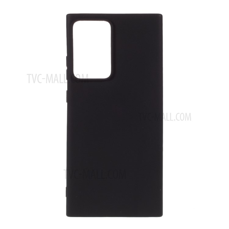 Solid Color Matte Soft TPU Protective Case for Samsung Galaxy Note20 Ultra 5G / Note20 Ultra - Black-1