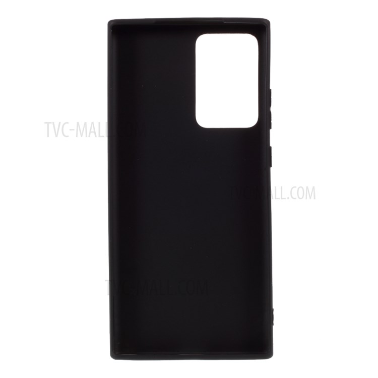 Solid Color Matte Soft TPU Protective Case for Samsung Galaxy Note20 Ultra 5G / Note20 Ultra - Black-3