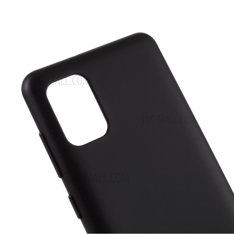 MERCURY GOOSPERY Soft Feeling Series Matte TPU Cover Shell for Samsung Galaxy A31 - Black-4