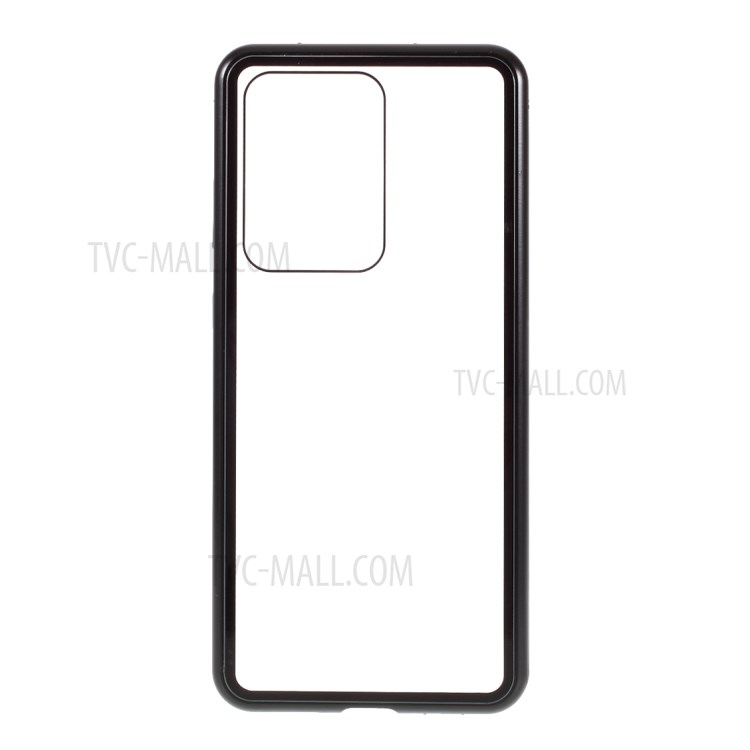 Tempered Glass Magnetic Adsorption Cover for Samsung Galaxy S20 Ultra - Black-3