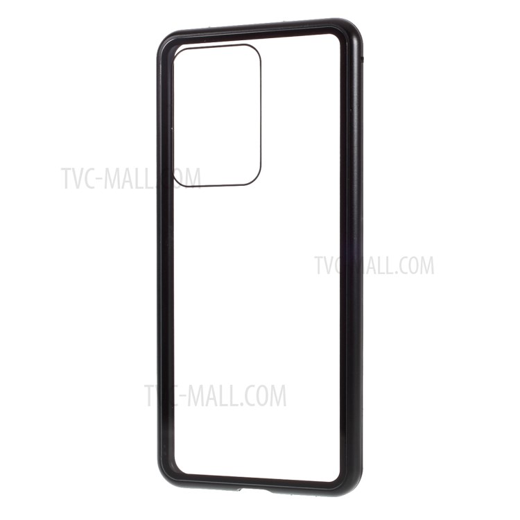 Tempered Glass Magnetic Adsorption Cover for Samsung Galaxy S20 Ultra - Black-4