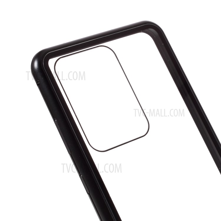Tempered Glass Magnetic Adsorption Cover for Samsung Galaxy S20 Ultra - Black-6