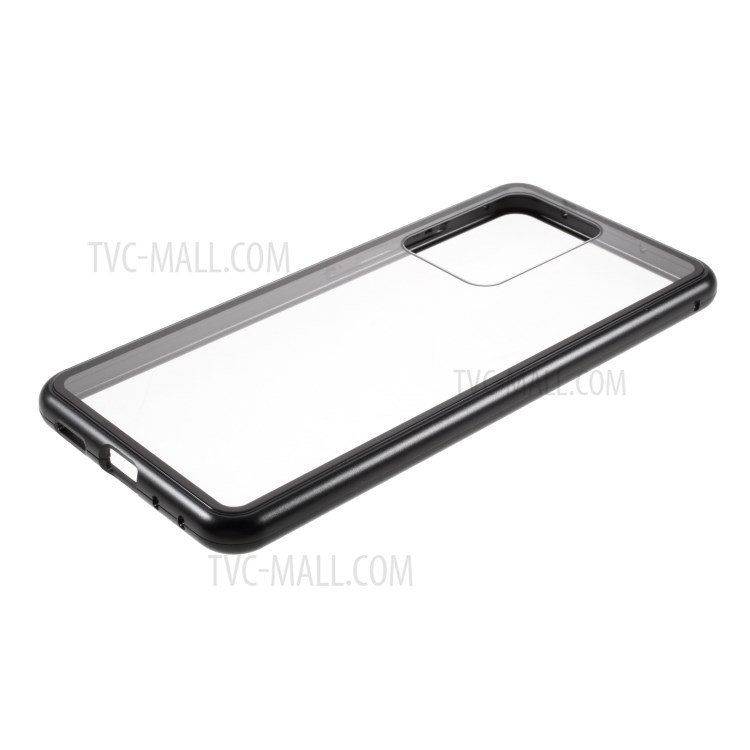 Tempered Glass Magnetic Adsorption Cover for Samsung Galaxy S20 Ultra - Black-7