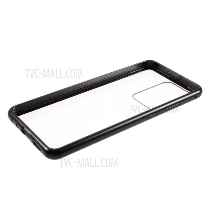 Tempered Glass Magnetic Adsorption Cover for Samsung Galaxy S20 Ultra - Black-9