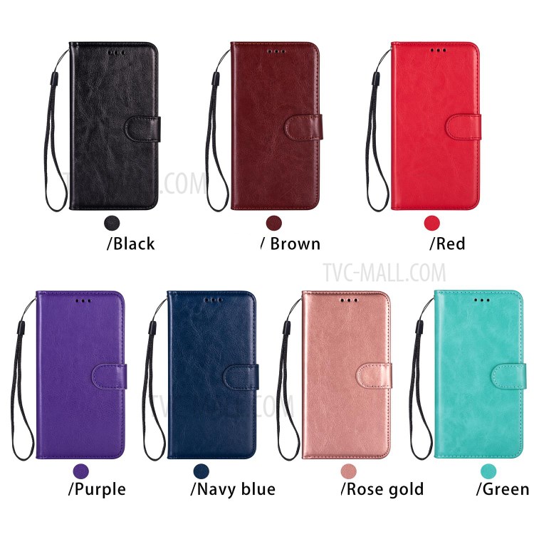 Crazy Horse Texture Leather Cover for Samsung Galaxy Note 20 Plus/Note 20 Pro - Black-6
