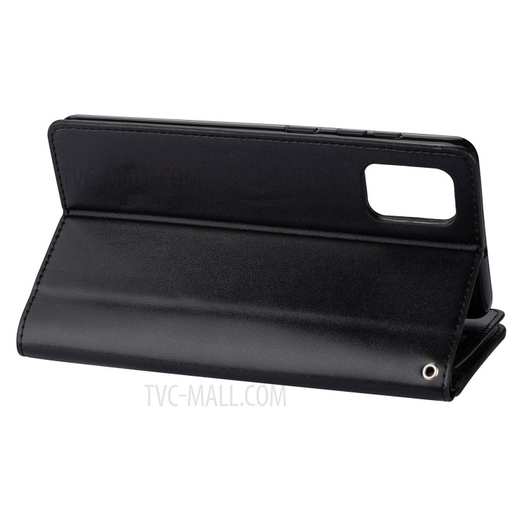 Multi-function Leather Wallet Stand Cover Case for Samsung Galaxy A31 - Black-7