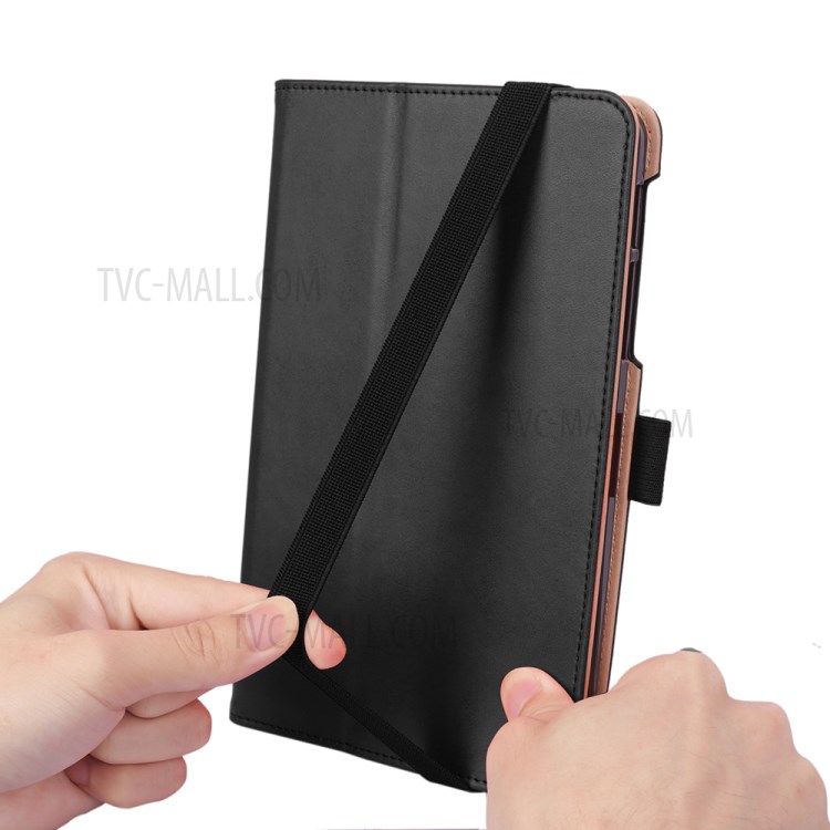 Bussiness Style Flip Leather Stand Tablet Case with Card Slots for Samsung Galaxy Tab A7 10.4 (2020) - Black-2