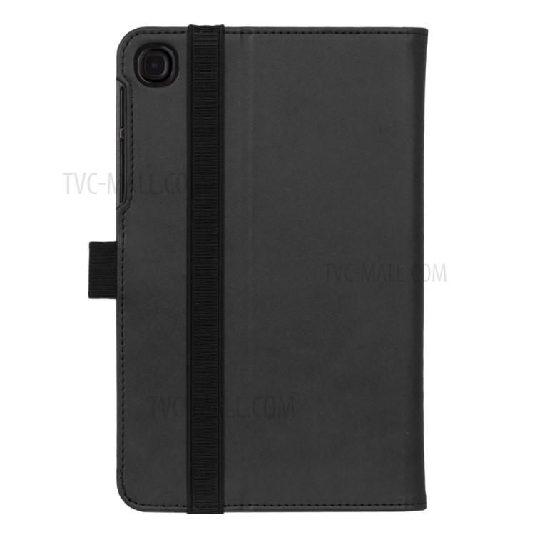 Para Para Samsung Galaxy Tab A7 T500 10.4 (2020) PU Capa de Cobleo de Cobertura de Couro de Couro de Couro PU - Preto-4