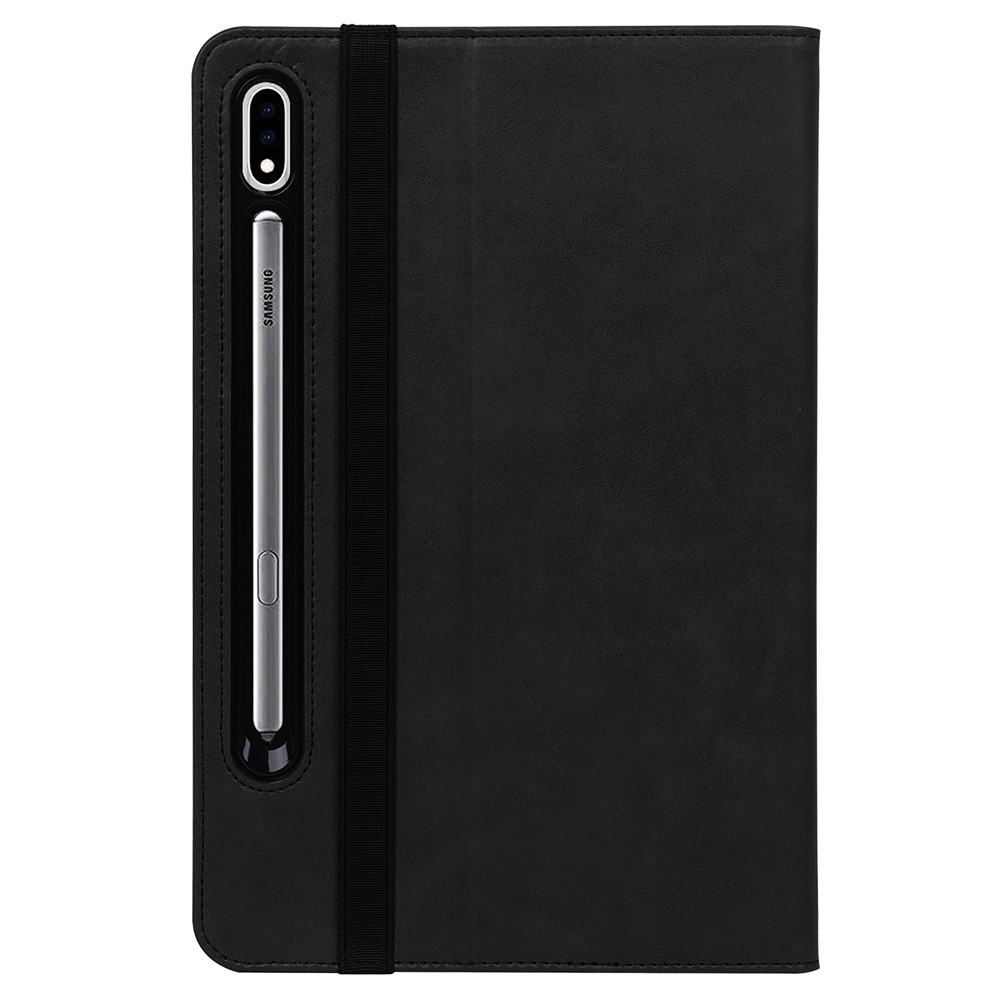 Business Style Leather Tablet Cover for Samsung Galaxy Tab S7 T870 11 inch - Black-3