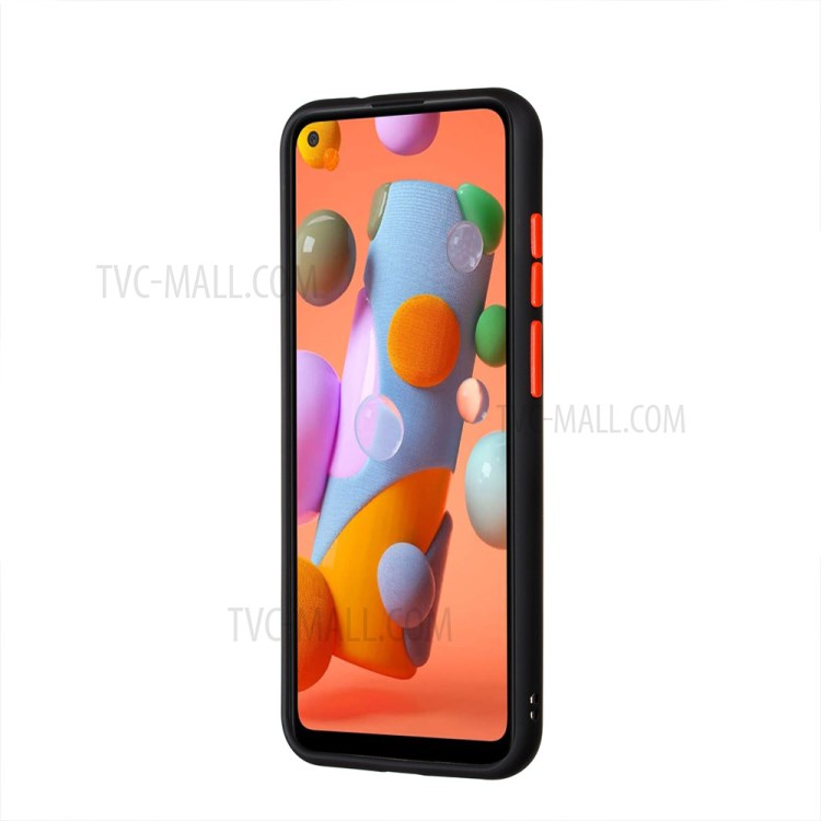 Drop-resistant PC + TPU Phone Cover for Samsung Galaxy A11 (EU Version)/M11 - Black-3