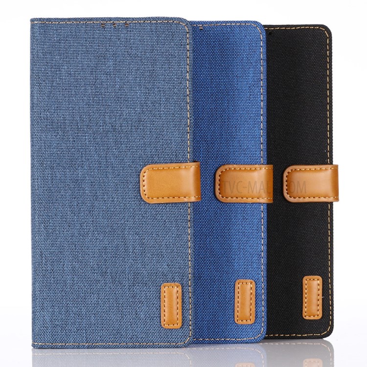 Oxford Cloth Wallet Leather Shell for Samsung Galaxy Note20/Note20 5G - Dark Blue-10