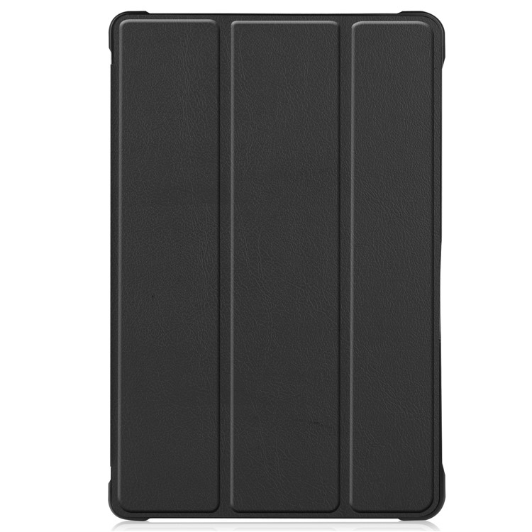 Smart Wake / Sleep Tri Fold le Cuir Stand Case Pour Samsung Galaxy Tab A7 (2020) T500 - le Noir