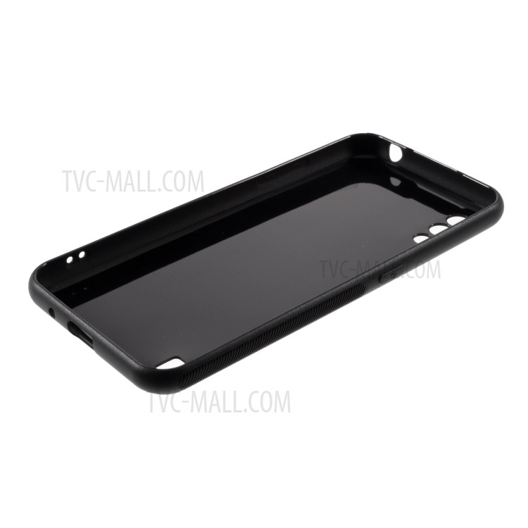 Carbon Fiber TPU Case Protective Shell for Samsung Galaxy M01 - Black-7