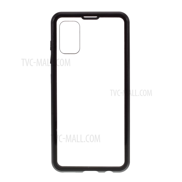 Magnetic Adsorption Tempered Glass + Metal Cover for Samsung Galaxy A41 (Global Version) - Black-5