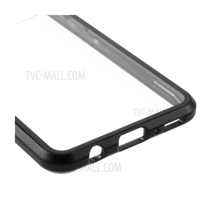 Magnetic Adsorption Tempered Glass + Metal Cover for Samsung Galaxy A41 (Global Version) - Black-8