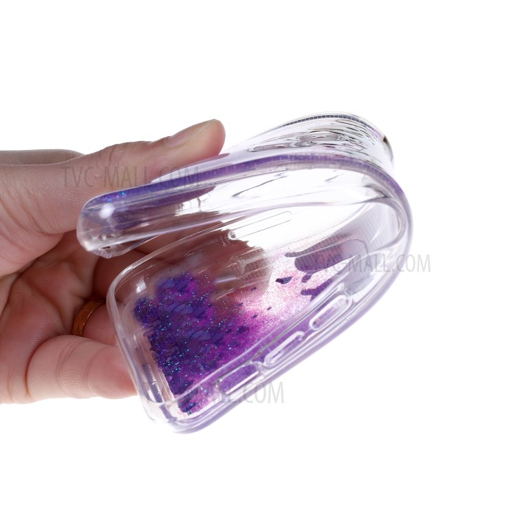 Musterdruckglitzerpulver Treibsand Abdeckung TPU Für Samsung Galaxy S20 - Paar Eulen-5