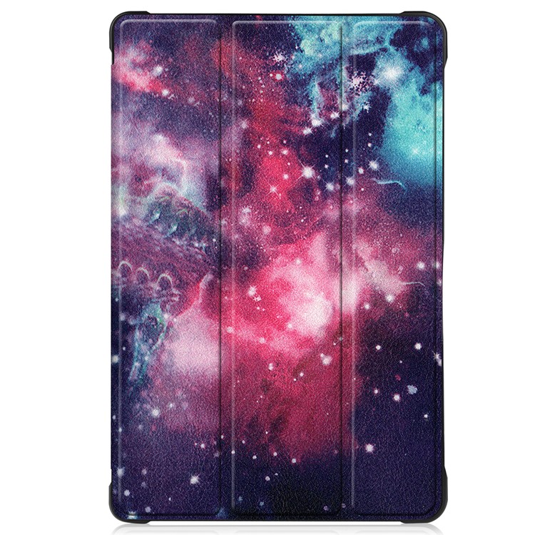 Печать с Образцом Smart Wake/Sleep Cover Case Case Для Samsung Galaxy Tab A7 10.4 (2020) T500 - Космос-10