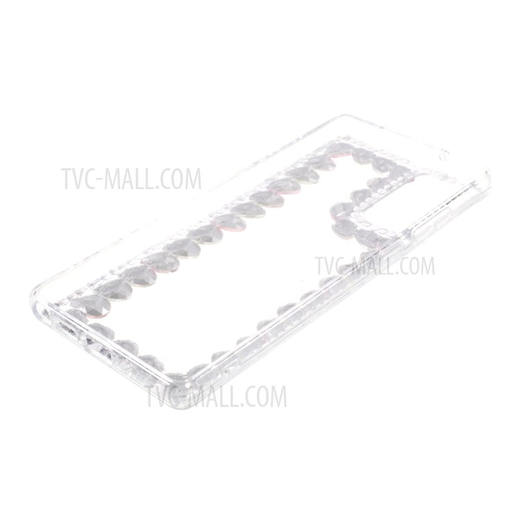 Crystal Rhinestone Decoration TPU Cover for Samsung Galaxy Note 20/Note 20 5G - Pink-8