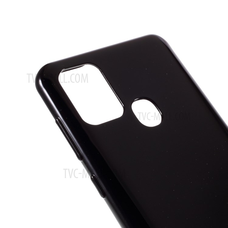 MERCURY GOOSPERY Flash Powder TPU Back Case Protective Soft Cover for Samsung Galaxy A21s - Black-4