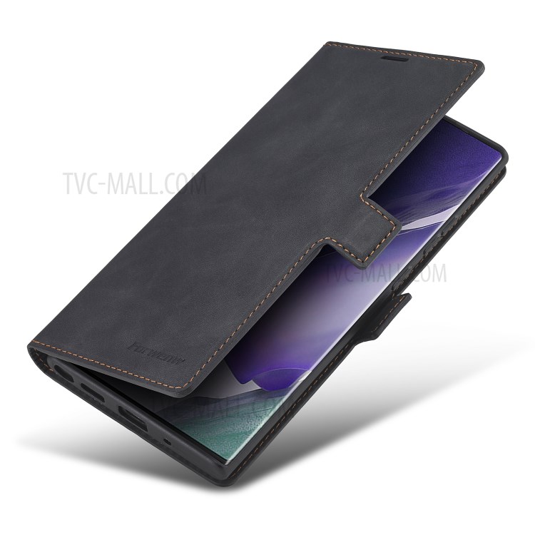 FORWENW Fantasy Series Silky Touch Leather Case for Samsung Galaxy Note20 Ultra 5G / Galaxy Note20 Ultra - Black-5