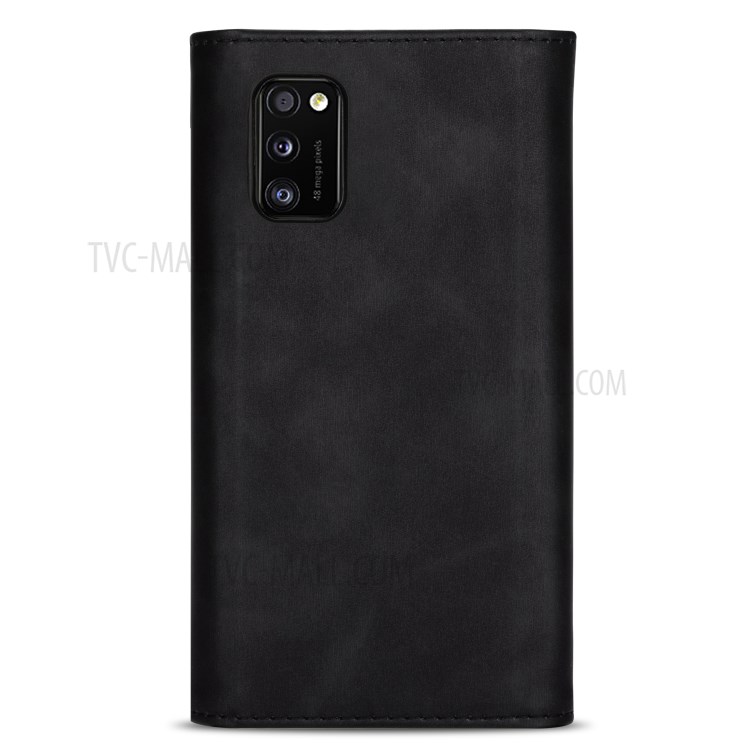 Leather Cover with Zipper Strap for Samsung Galaxy A41 (Global Version) - Black-5