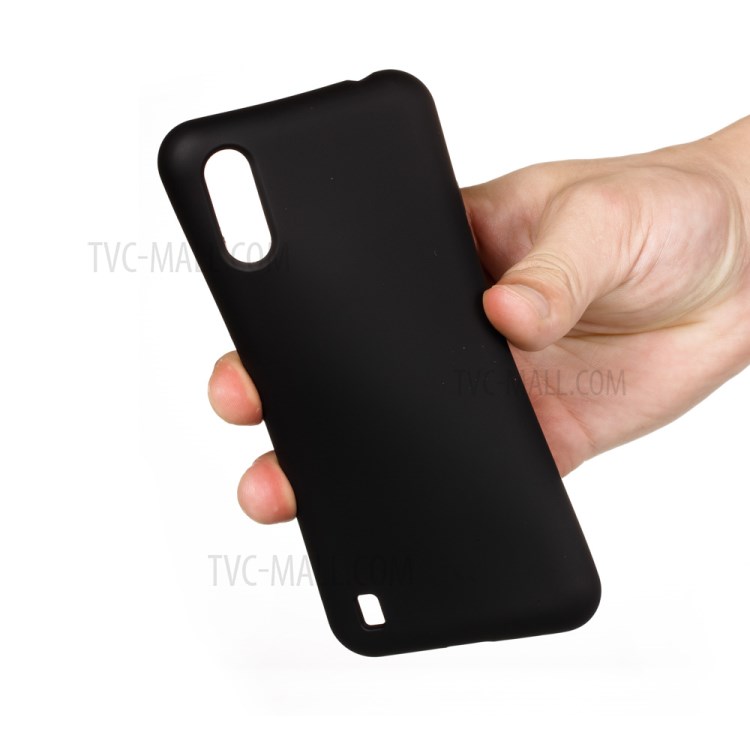 Liquid Silicone Soft Case for Samsung Galaxy M01 - Black-4