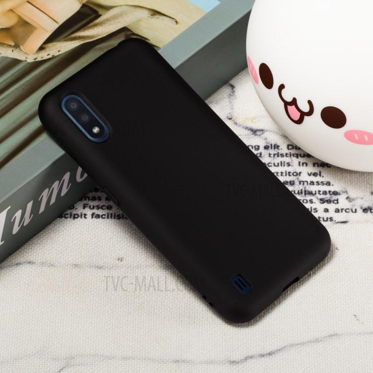 Liquid Silicone Soft Case for Samsung Galaxy M01 - Black-6