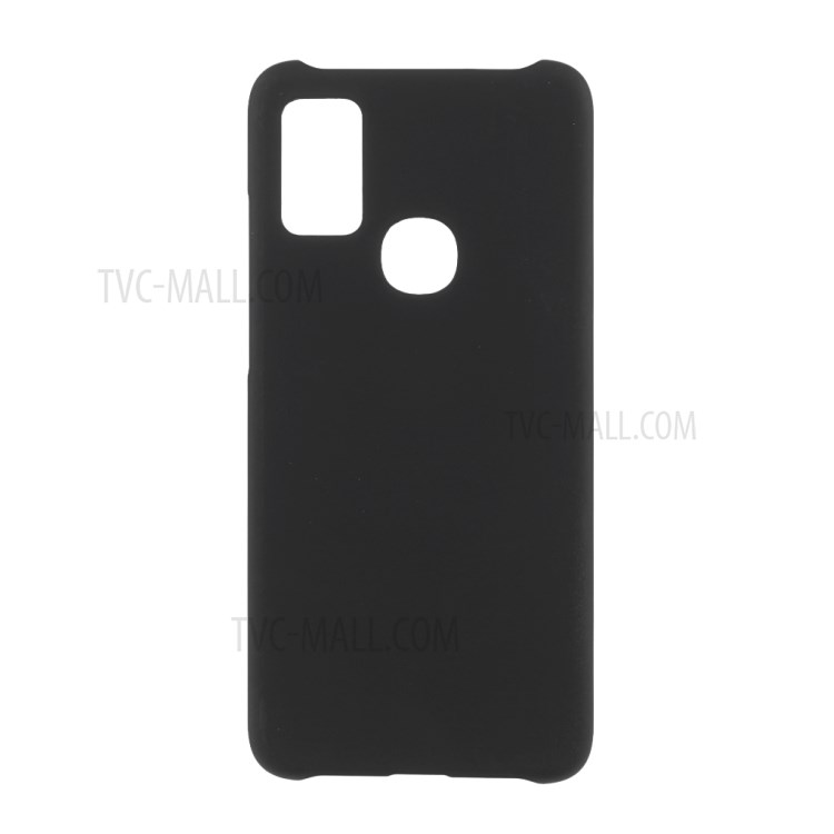 Rubberized Hard Plastic Case for Samsung Galaxy M51 - Black-1