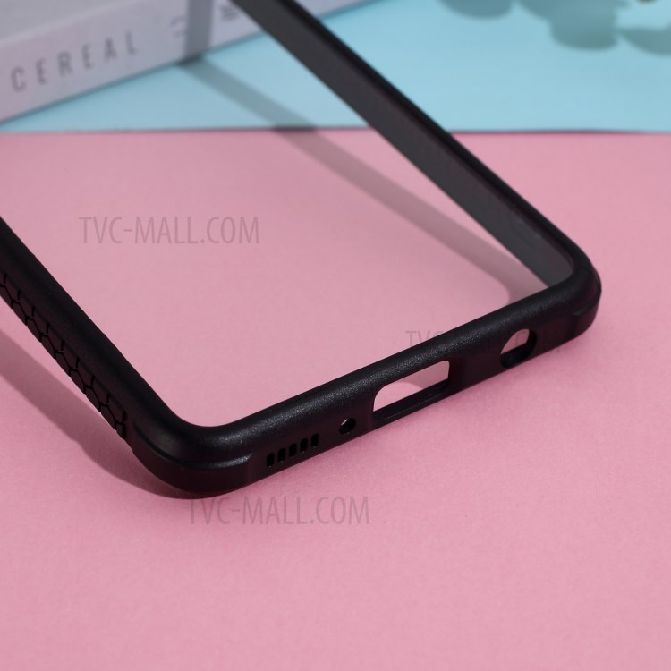 Clear PC + TPU Phone Case Cover for Samsung Galaxy A41 (Global Version) - Black-3