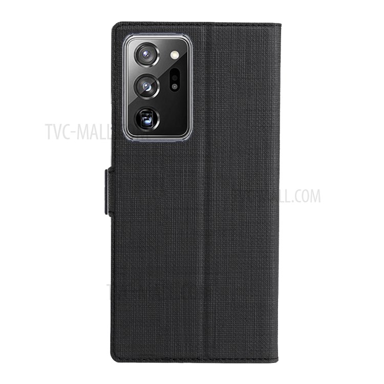 VILI DMK Double Magnetic Clasp Leather Wallet Case with Stand for Samsung Galaxy Note20 Ultra/Note20 Ultra 5G - Black-4