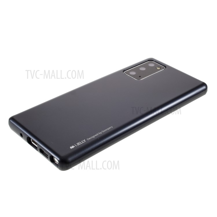 MERCURY GOOSPERY i JELLY TPU Soft Casing Phone Shell for Samsung Galaxy Note 20/Note 20 5G - Black-5