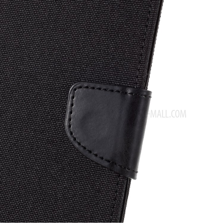 MERCURY GOOSPERY Canvas Leather Wallet Case for Samsung Galaxy Note 20/Note 20 5G - Black-7