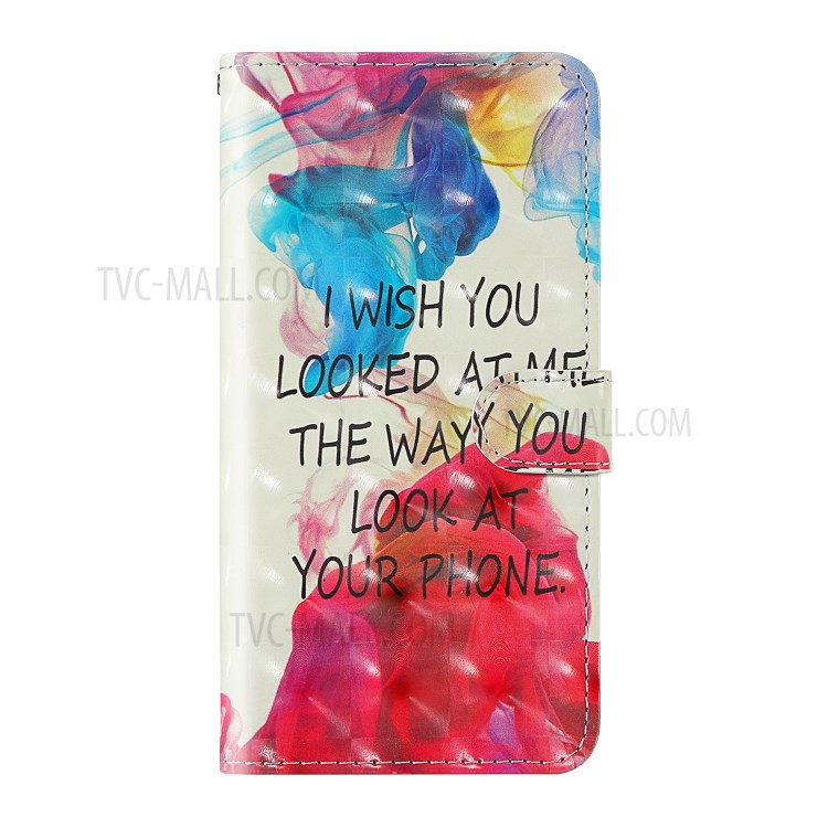 Light Spot Decor Pattern Printing Wallet Stand Leather Casing with Strap for Samsung Galaxy Note 20/Note 20 5G - English Letters-3