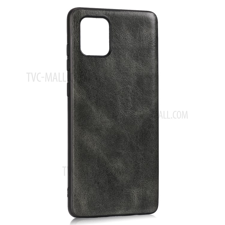 Crazy Horse Texture PU Leather+TPU Case for Samsung Galaxy A81/Galaxy Note 10 Lite - Grey-1