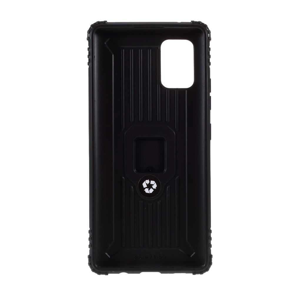 Finger Ring Kickstand TPU Shell for Samsung Galaxy A51 5G SM-A516 - Black-3
