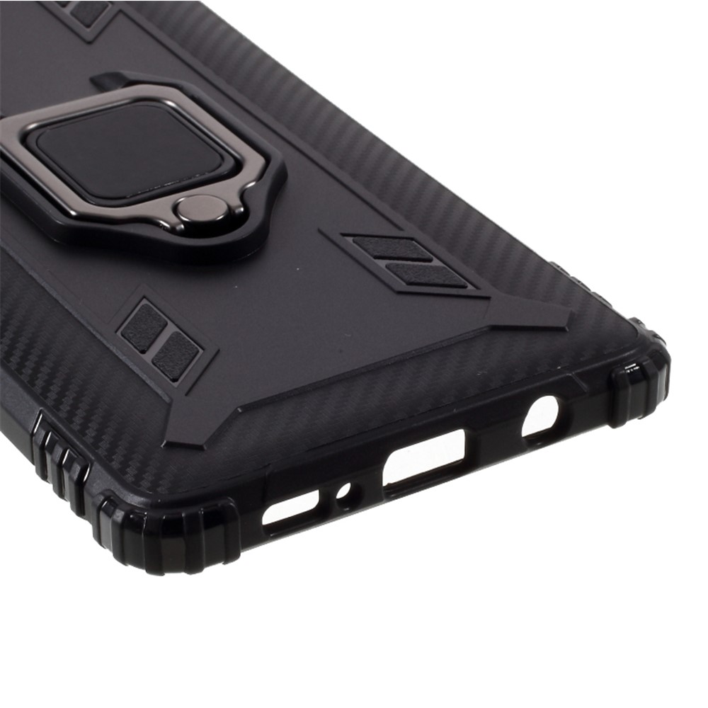 Finger Ring Kickstand TPU Shell for Samsung Galaxy A51 5G SM-A516 - Black-6