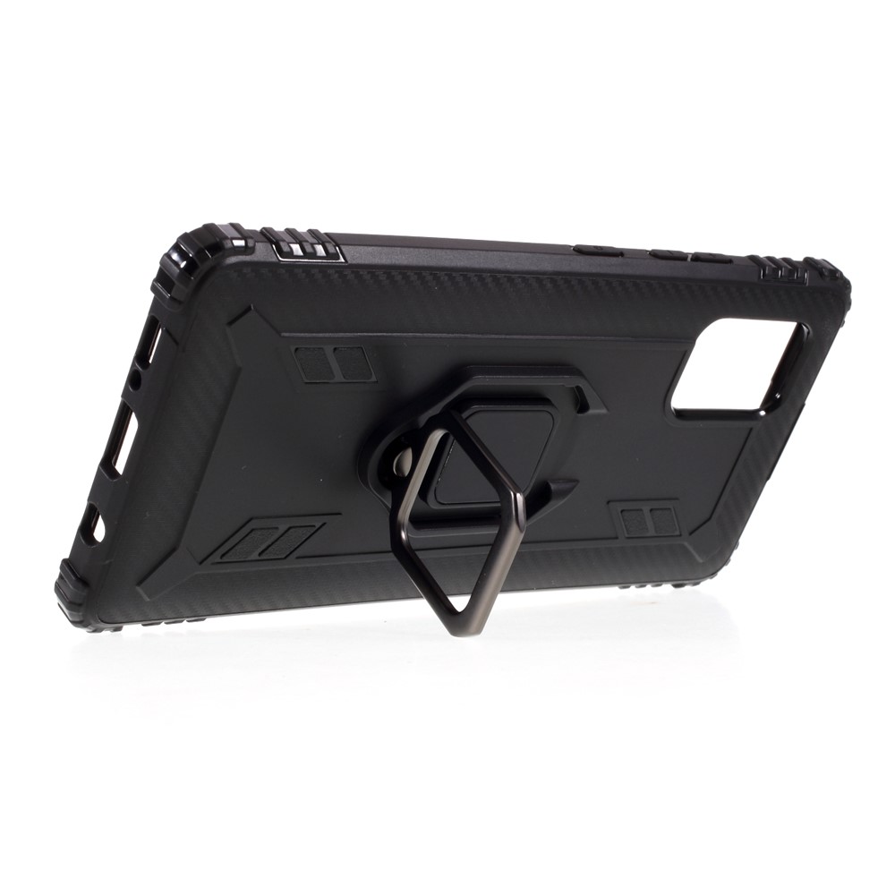 Finger Ring Kickstand TPU Shell for Samsung Galaxy A51 5G SM-A516 - Black-8
